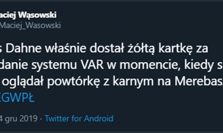 ZA TO Dahne dostał żółtą kartkę... xD